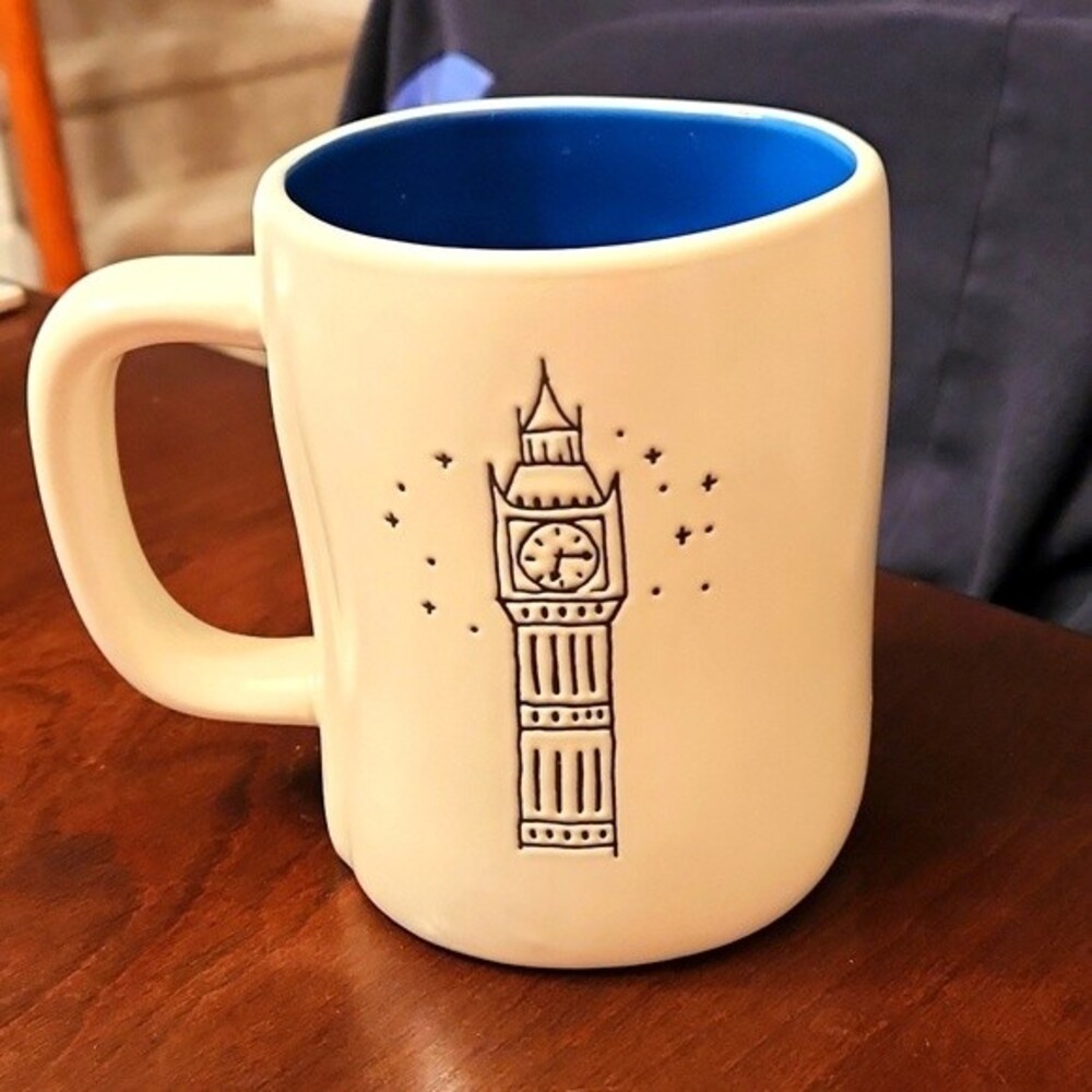 Rae Dunn "UK" Big Ben Clock Tower Mug NEW!